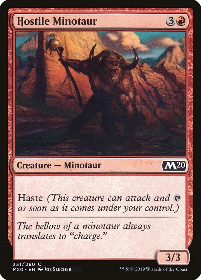 Hostile Minotaur (331) (M20)