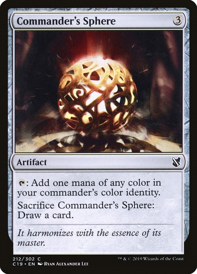 Commander's Sphere (212) (C19) Spanish