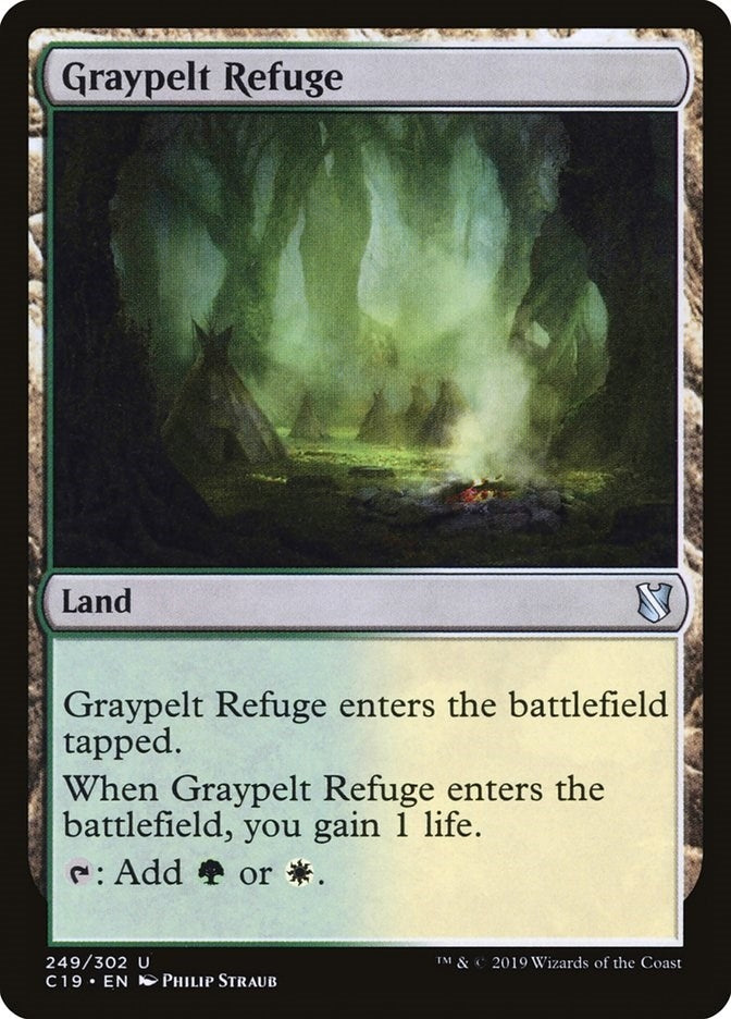 Graypelt Refuge (249) (C19) Japanese
