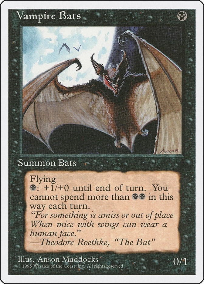 Image for Vampire Bats (4ED) - Magic: The Gathering