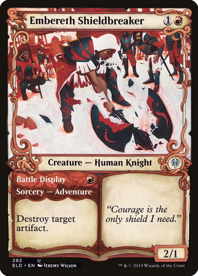 Embereth Shieldbreaker (Showcase) (292) (ELD) Japanese