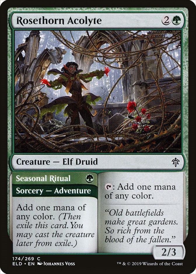 Rosethorn Acolyte (174) (ELD)