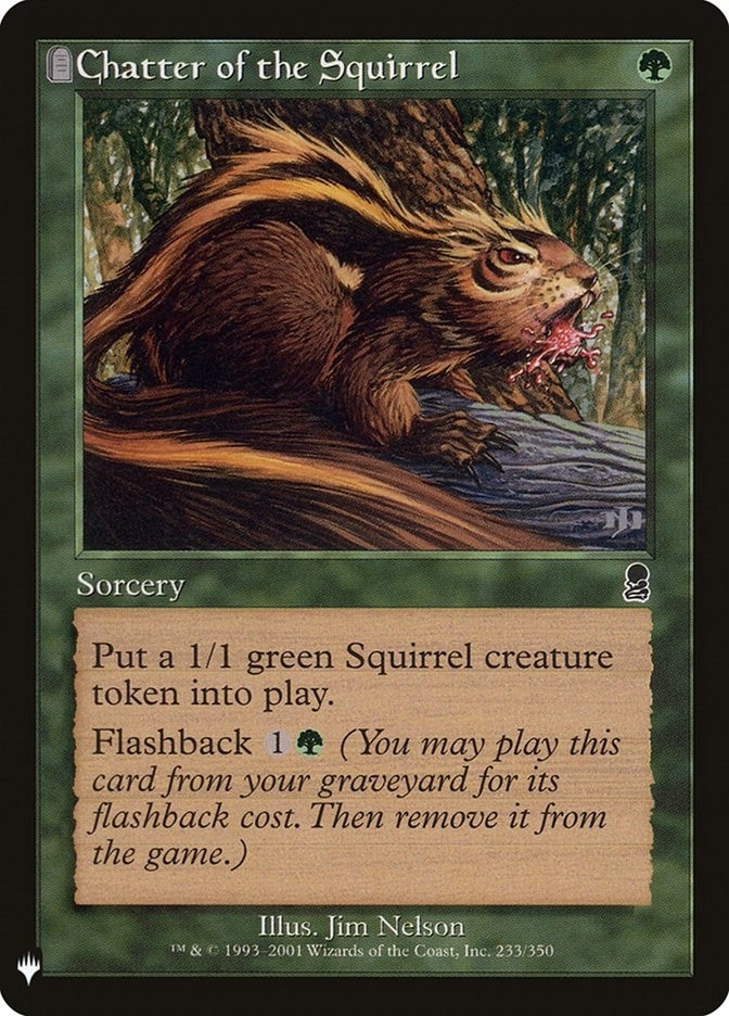 Chatter of the Squirrel (233) (LIST)