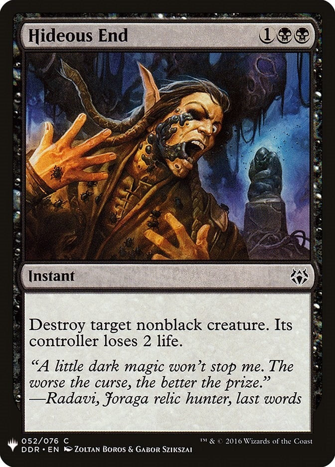 Hideous End (52) (LIST)