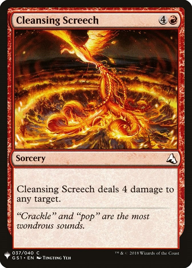 Cleansing Screech (37) (LIST)