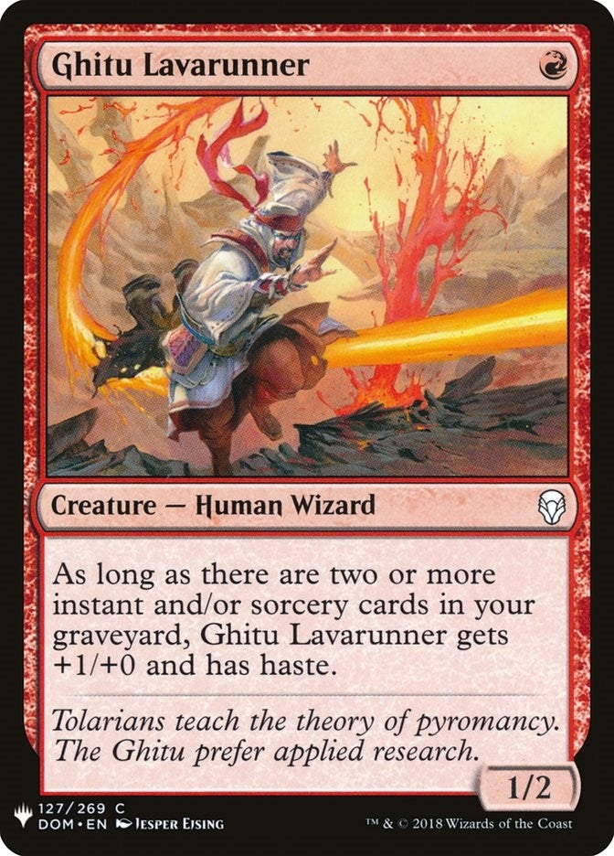 Ghitu Lavarunner (127) (LIST)