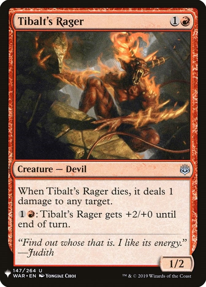 Tibalt's Rager (147) (LIST)