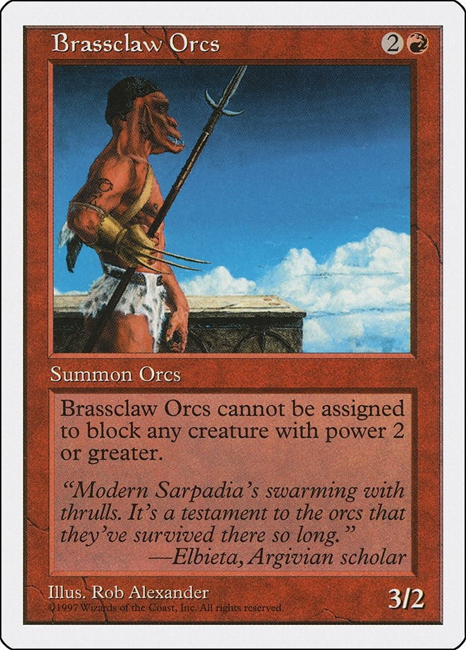 Image for Brassclaw Orcs (5ED) - Magic: The Gathering