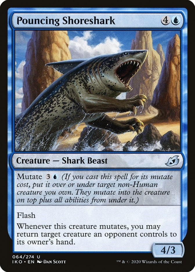 Pouncing Shoreshark (64) (IKO) Spanish