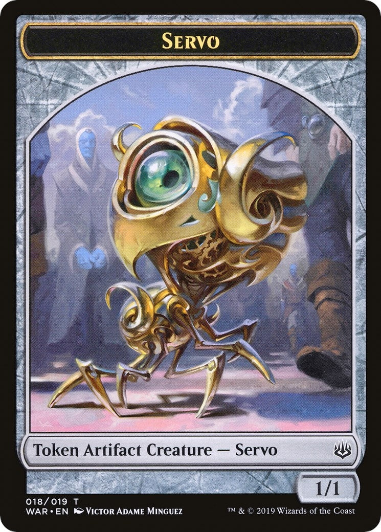 Image for Servo // Wizard Double-Sided Token (Challenger 2020) (18 // 5) (UMP) - Magic: The Gathering