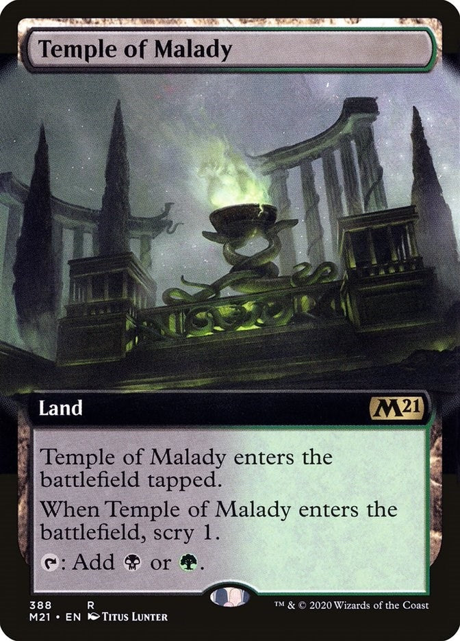 Temple of Malady (Extended Art) (388) (M21) Japanese