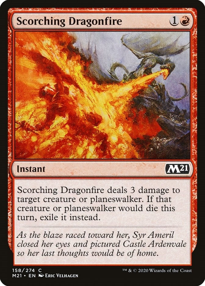 Scorching Dragonfire (158) (M21) Spanish