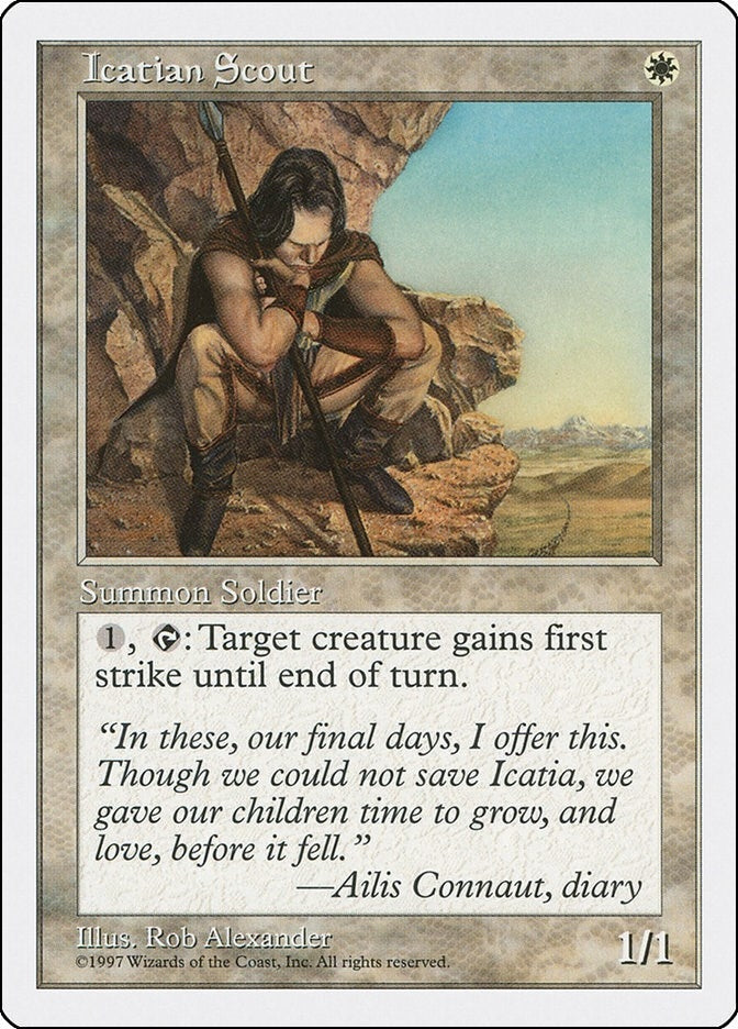 Icatian Scout (5ED) Japanese