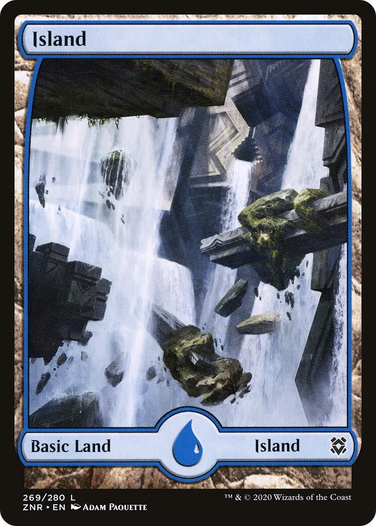 Island (269) - Full Art (269) (ZNR)