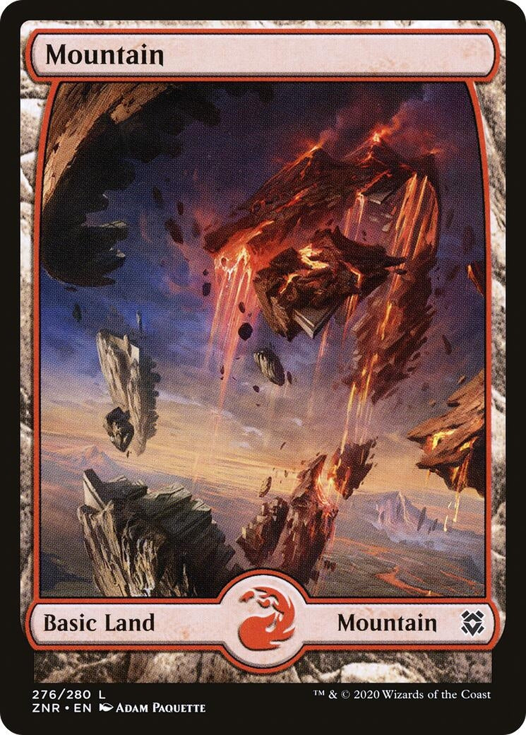 Mountain (276) - Full Art (276) (ZNR) Spanish