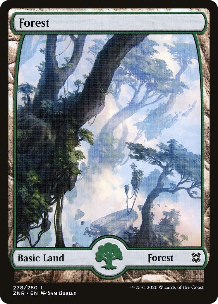 Forest (278) - Full Art (278) (ZNR) Japanese