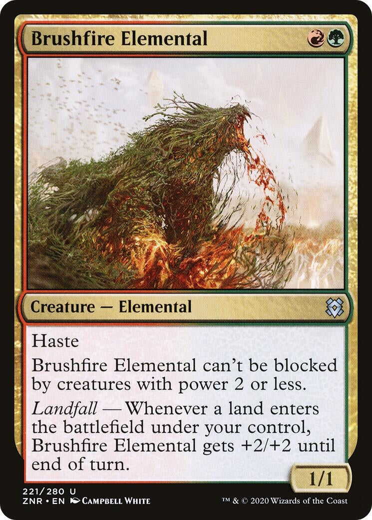Brushfire Elemental (221) (ZNR)