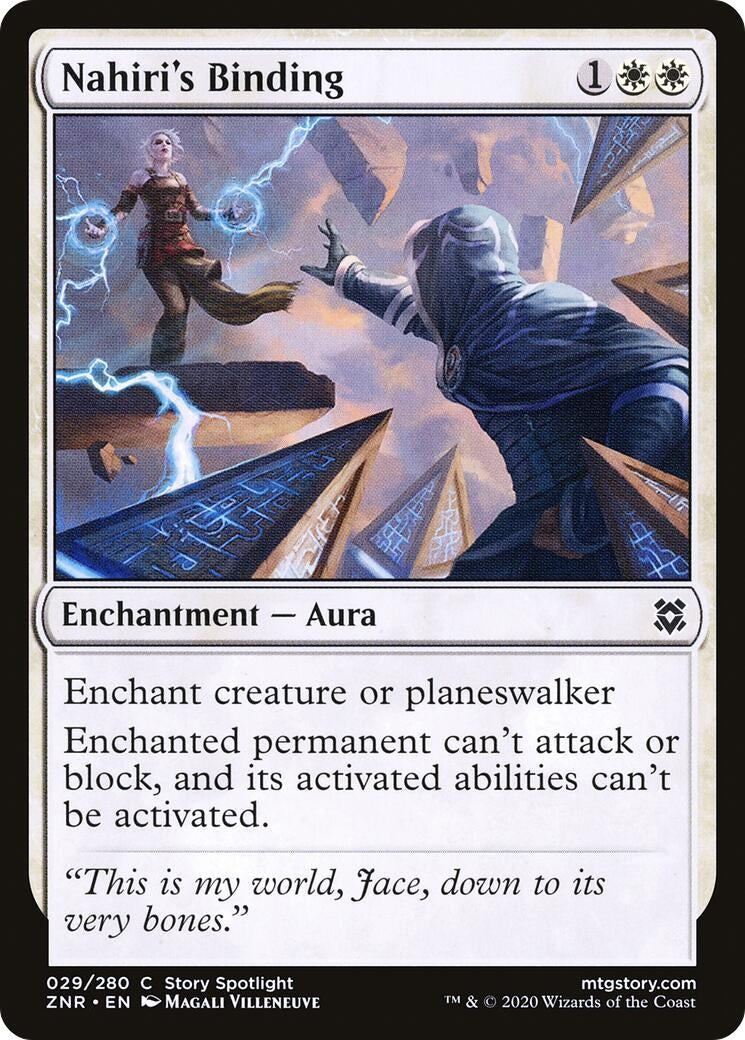 Nahiri's Binding (29) (ZNR)