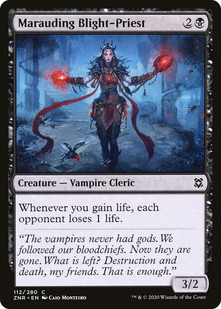Marauding Blight-Priest (112) (ZNR) Japanese