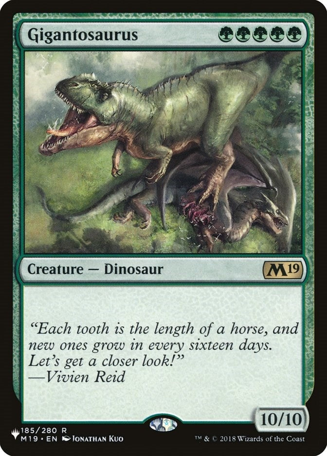 Gigantosaurus (185/280) (LIST)