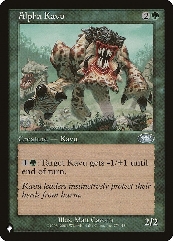 Alpha Kavu (77/143) (LIST)