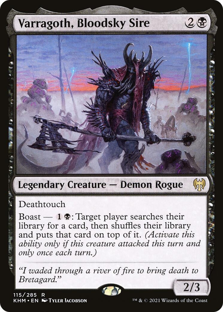 Varragoth, Bloodsky Sire (115) (KHM) Japanese