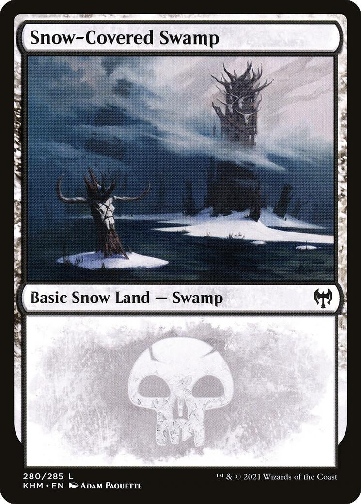 Snow-Covered Swamp (280) (280) (KHM)