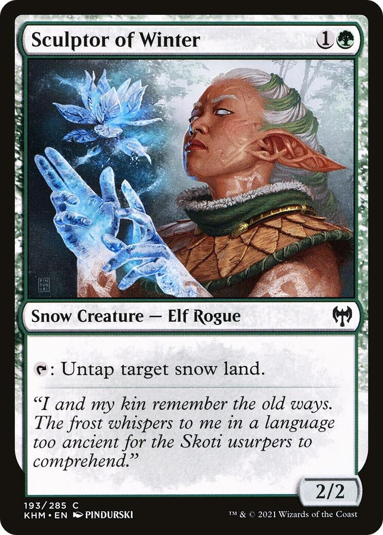 Sculptor of Winter (193) (KHM)