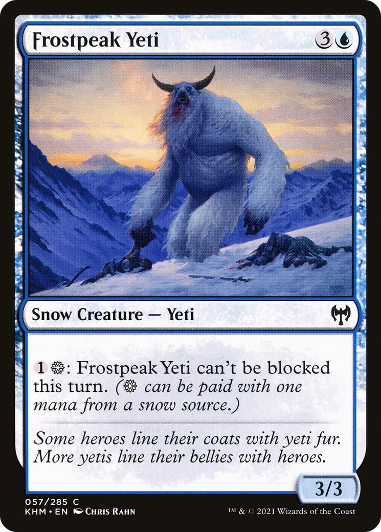 Frostpeak Yeti (57) (KHM) Japanese