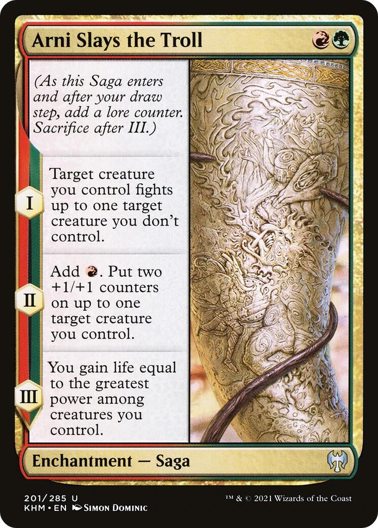 Arni Slays the Troll (201) (KHM)