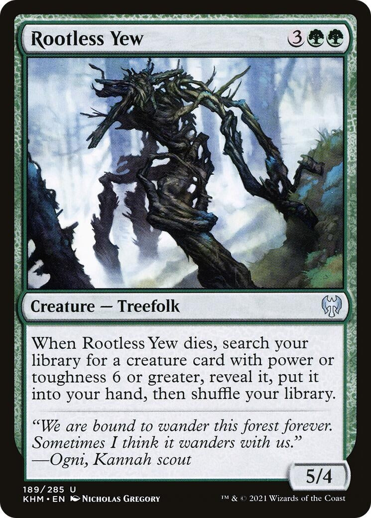 Rootless Yew (189) (KHM)