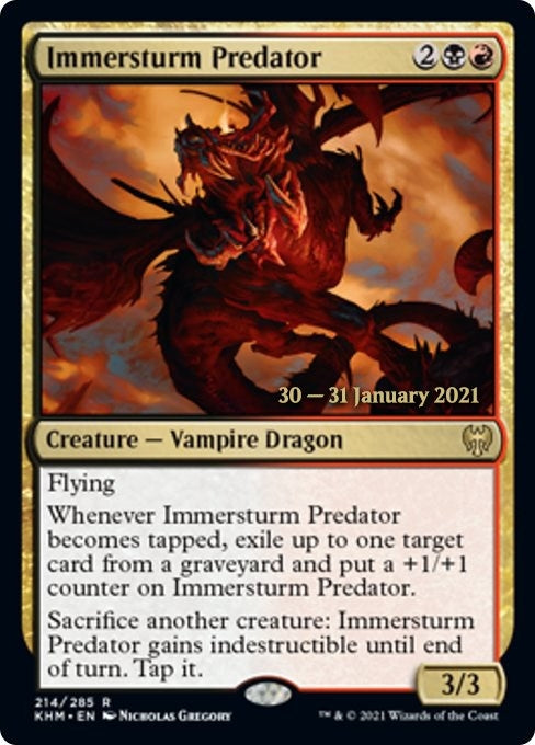 Image for Immersturm Predator (214) (PRE) - Magic: The Gathering
