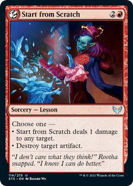 Start from Scratch (114) (STX) Japanese