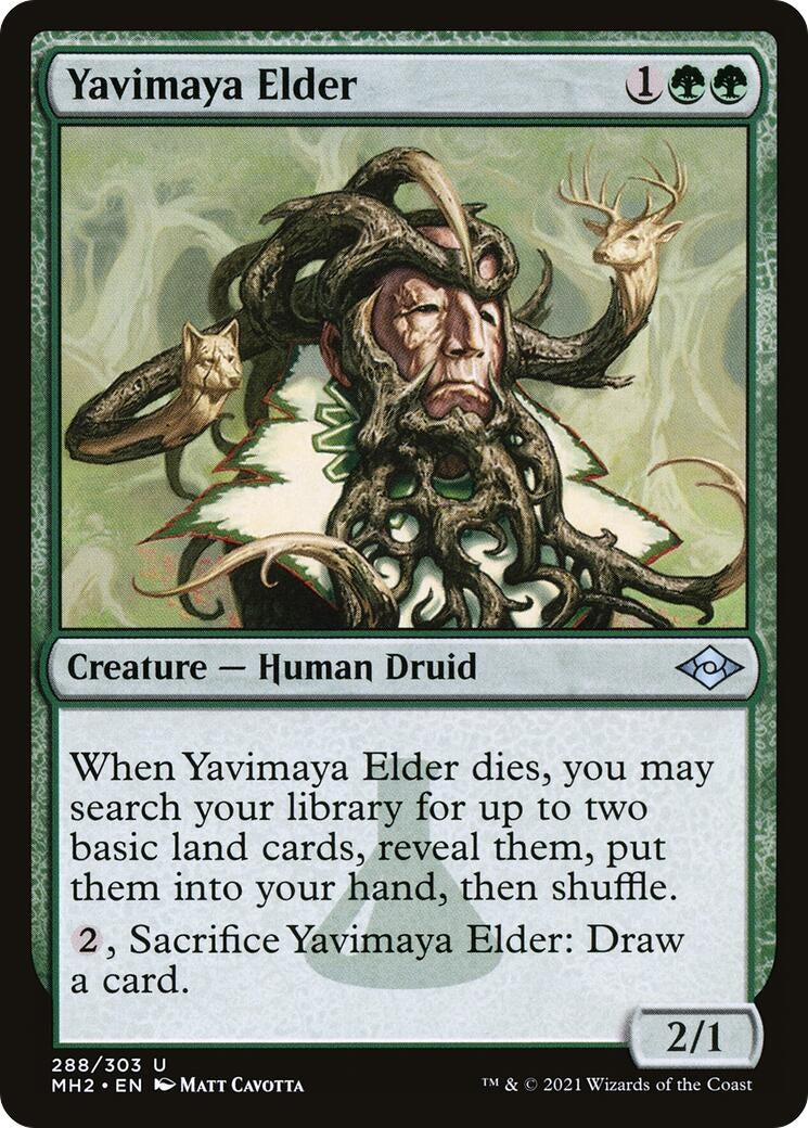 Yavimaya Elder (288) (MH2) French