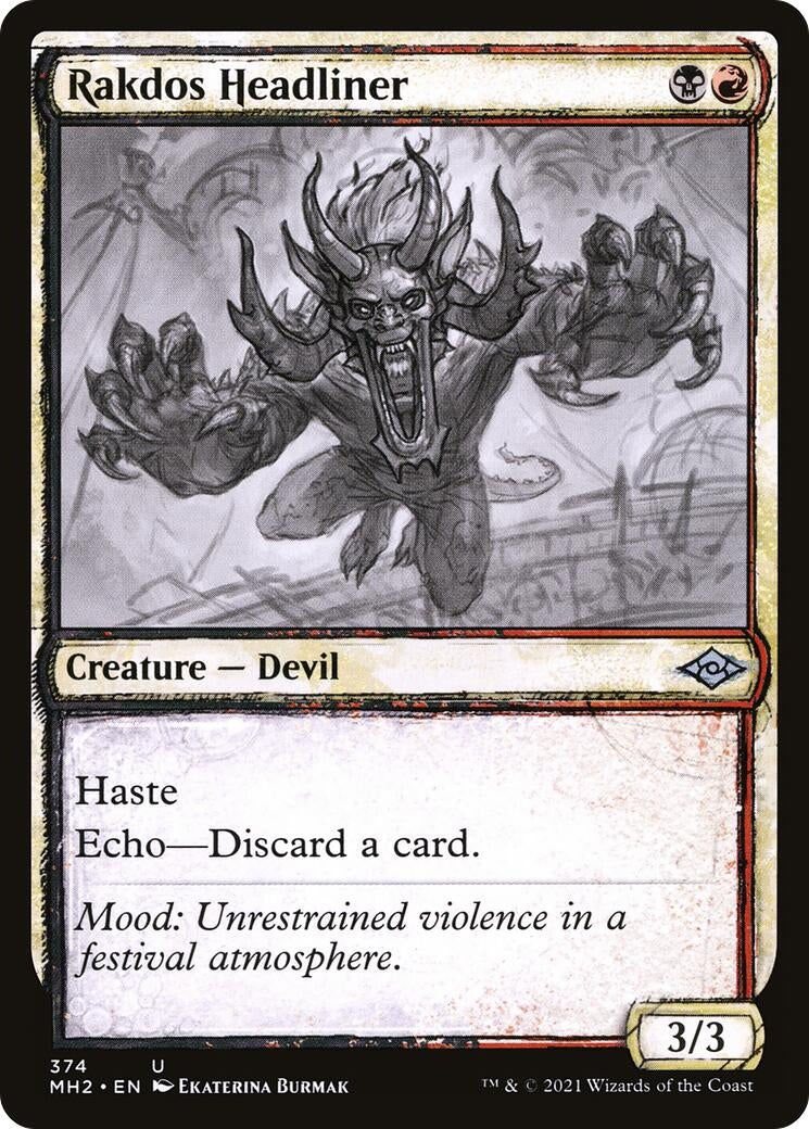 Rakdos Headliner (Showcase) (374) (MH2)