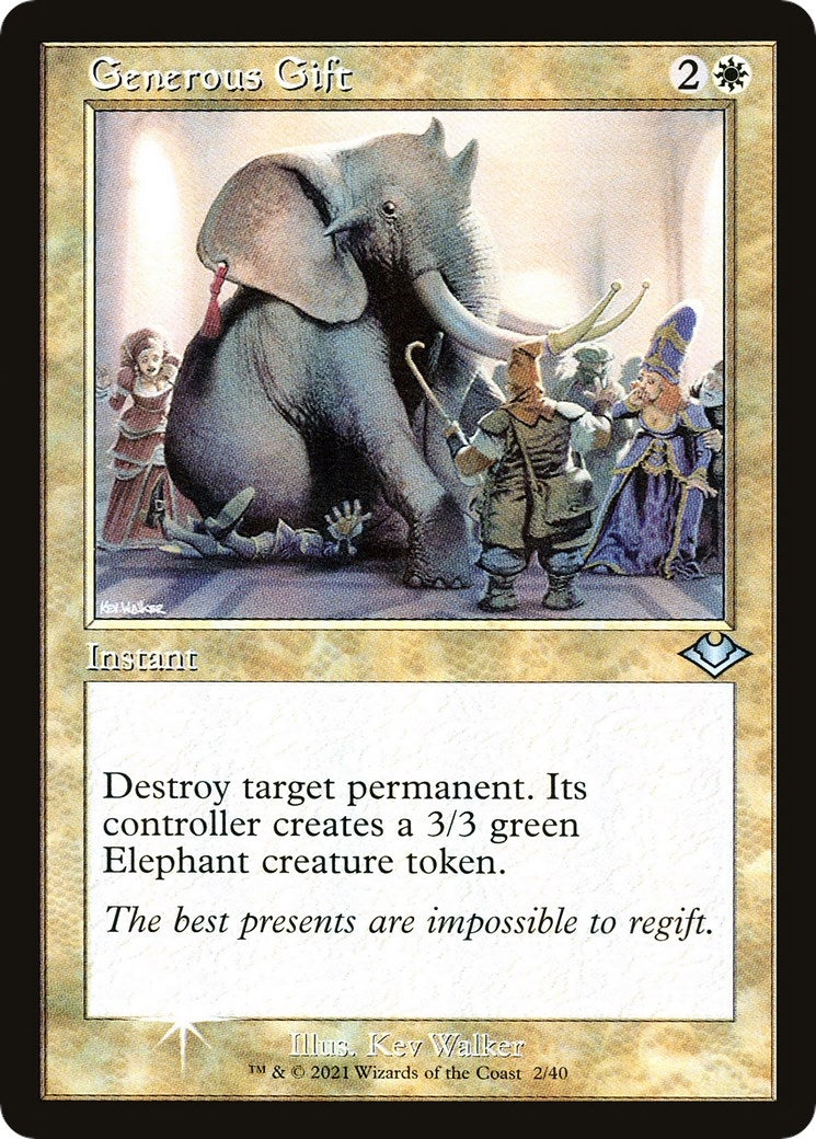Generous Gift (Retro Frame) (2) (MH1)