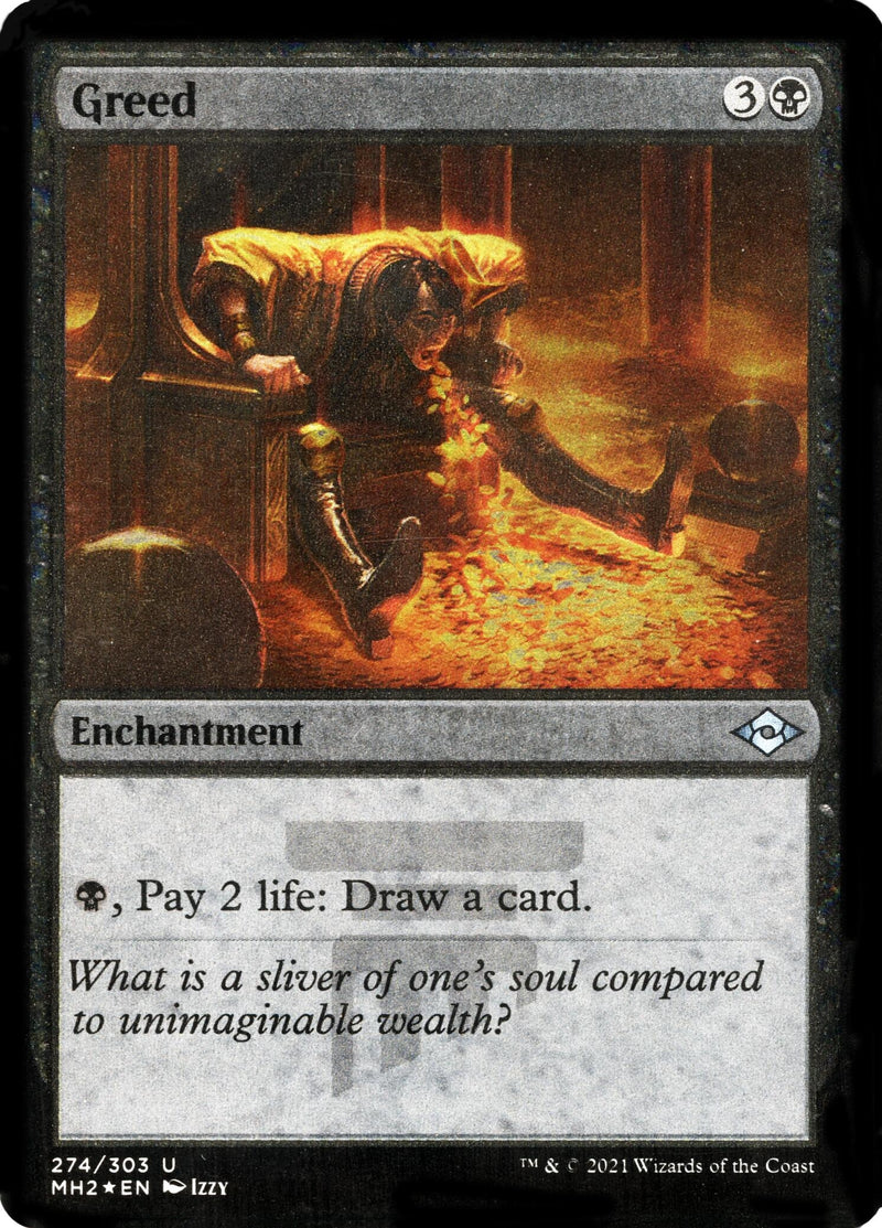 Greed (Foil Etched) (274) (MH2) Japanese