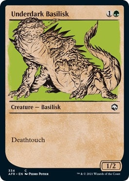 Underdark Basilisk (Showcase) (334) (AFR)