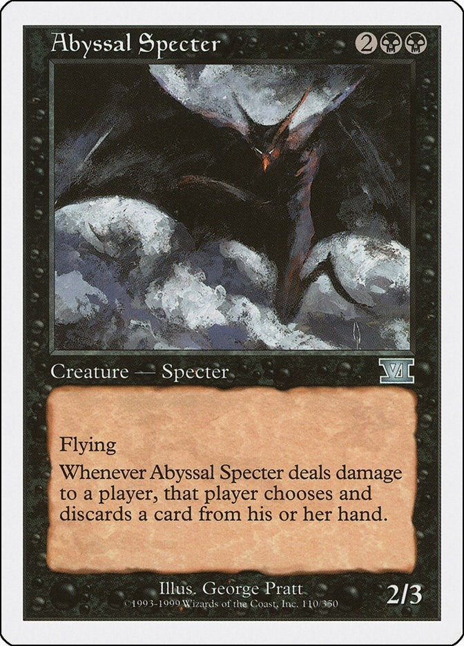 Image for Abyssal Specter (110) (6ED) - Magic: The Gathering
