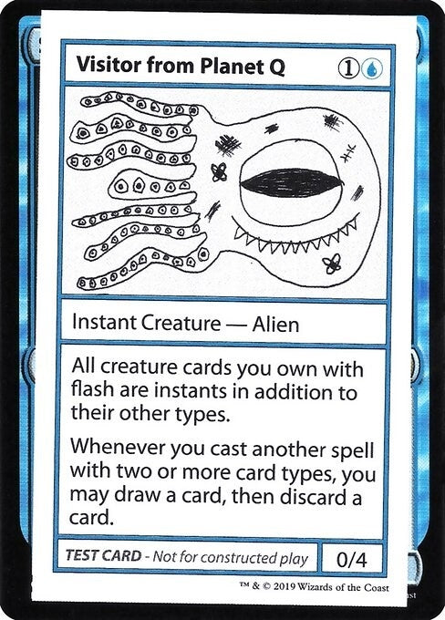 Visitor from Planet Q (No PW Symbol) (CMB1)