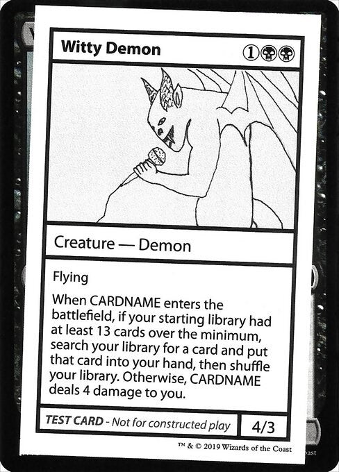 Witty Demon (No PW Symbol) (CMB1)