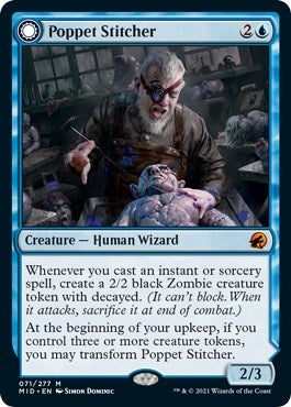 Image for Poppet Stitcher (71) (MID) - Magic: The Gathering