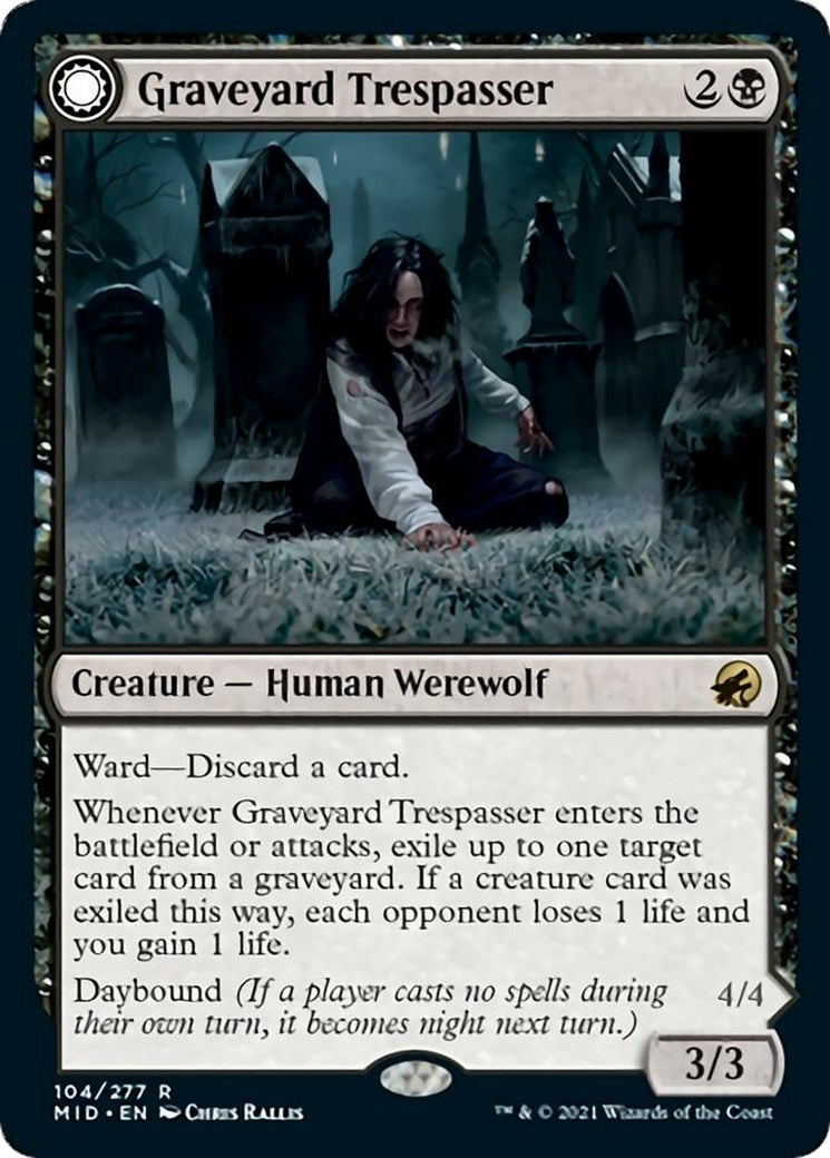 Graveyard Trespasser (104) (MID) Japanese
