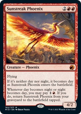 Image for Sunstreak Phoenix (162) (MID) - Magic: The Gathering