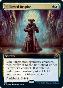 Image for Hallowed Respite (Extended Art) (373) (MID) - Magic: The Gathering