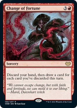 Image for Change of Fortune (150) (VOW) - Magic: The Gathering