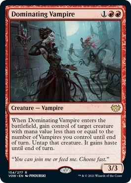 Dominating Vampire (154) (VOW) Japanese