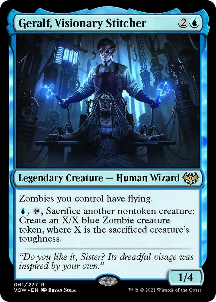 Image for Geralf, Visionary Stitcher (61) (VOW) - Magic: The Gathering