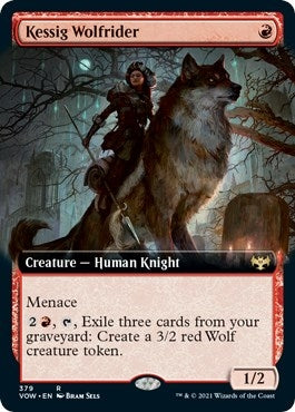 Image for Kessig Wolfrider (Extended Art) (379) (VOW) - Magic: The Gathering