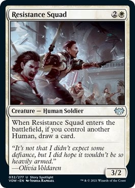 Image for Resistance Squad (32) (VOW) - Magic: The Gathering